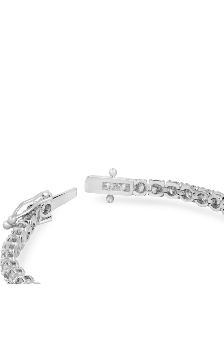 Bliss Diamond 13Ct Round-Cut Diamond Tennis Bracelet 14k Gold 7" Lab Grown, Alternate, color, 14K White Gold