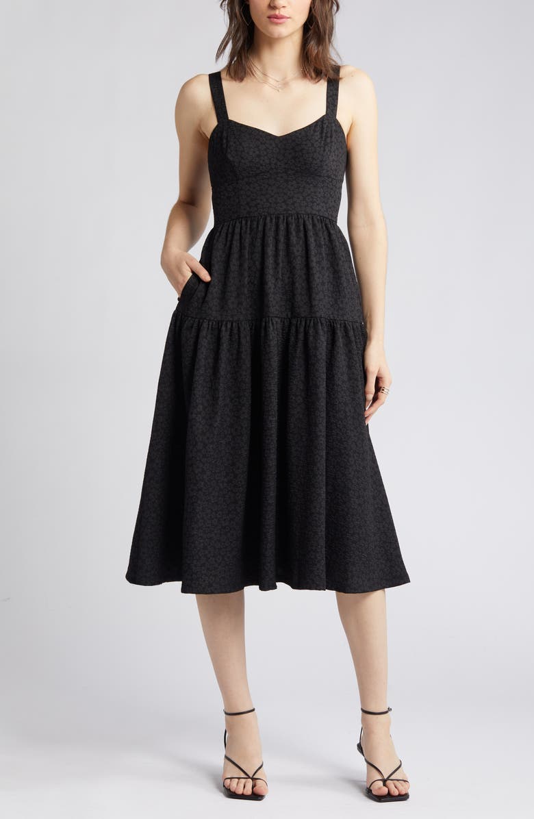 Chelsea28 Darling Flounce Sleeveless Dress, Alternate, color,