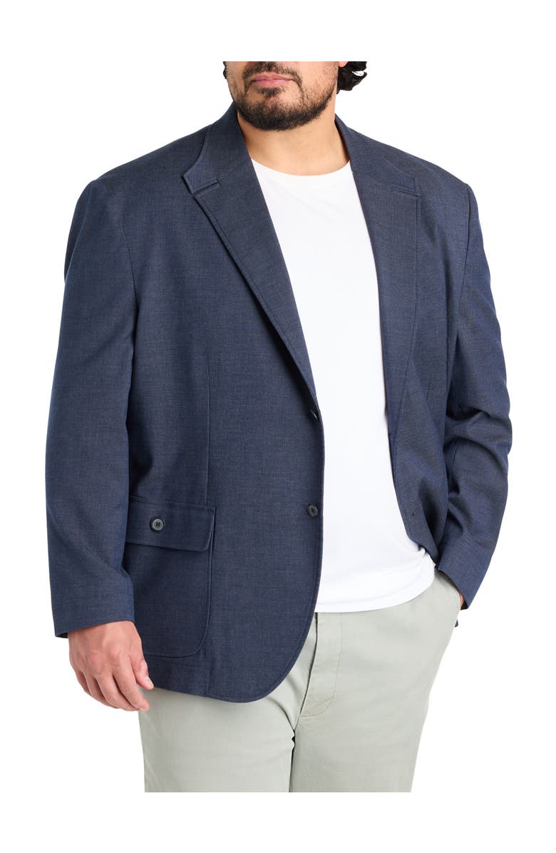 Synrgy by DXL Big & Tall Utility Sport Coat, Main, color, Navy
