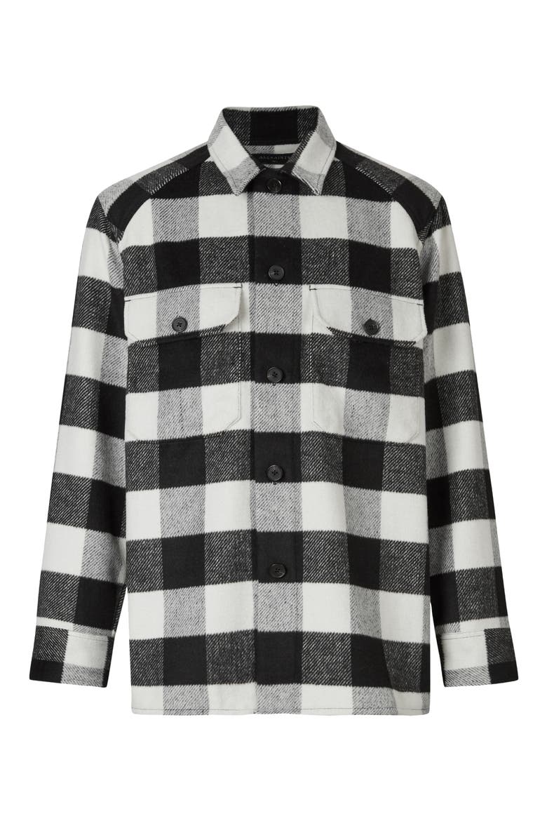 Prinzen Buffalo Check Shirt, Alternate, color, BLACK