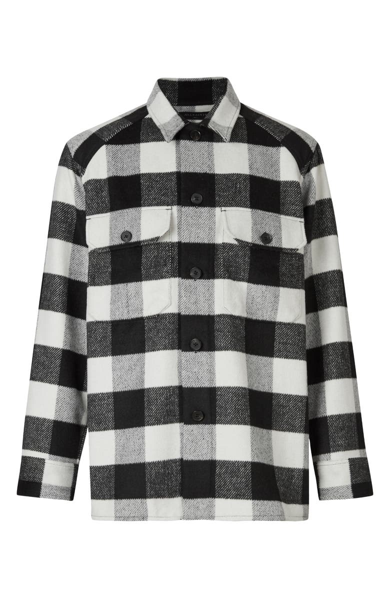 AllSaints Prinzen Buffalo Check Shirt, Alternate, color, 