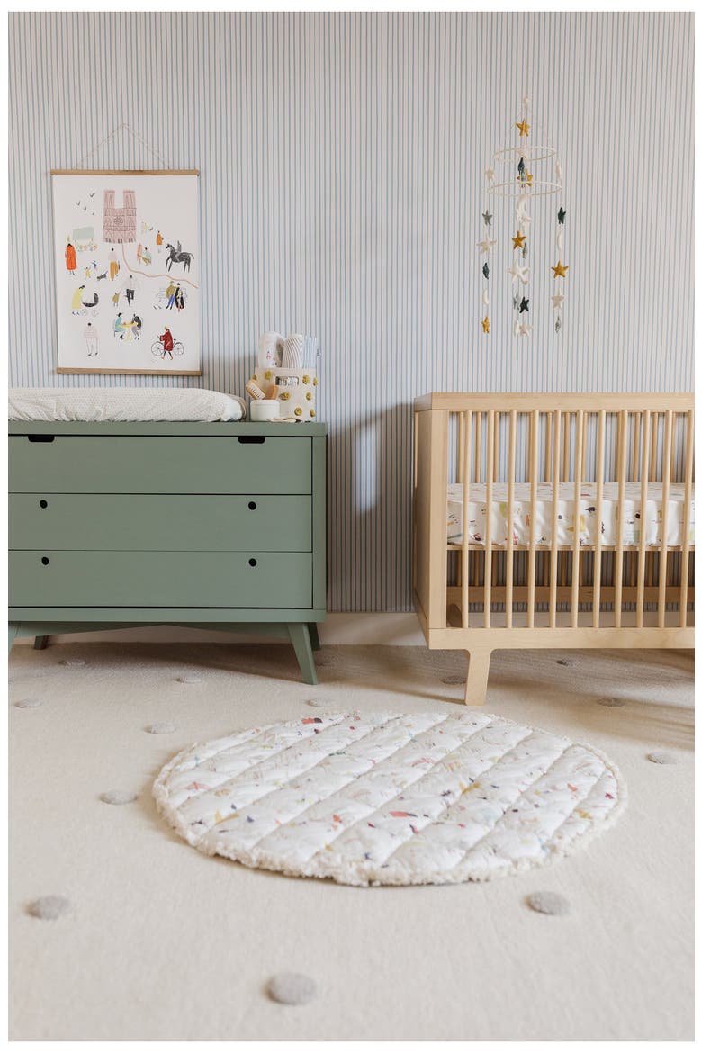 Into the Wild Round Reversible Play Mat, Alternate, color, IVORY