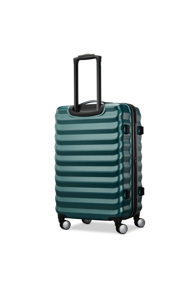 Element Hardside Expandable 24" Medium Checked Spinner Luggage, Alternate, color, Bistro Green