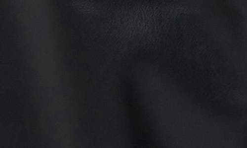 Nydj Wide Leg Faux Leather Pants In Black