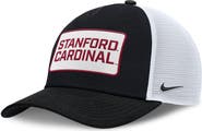 Nike Men's Nike Black/White Stanford Cardinal 2025 On-Field Rise Patch Trucker Adjustable Hat