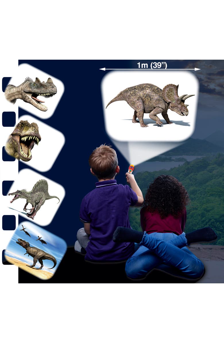 Natural History Museum Dinosaur Torch Projector Flashlight Toy, Alternate, color, Multicolored