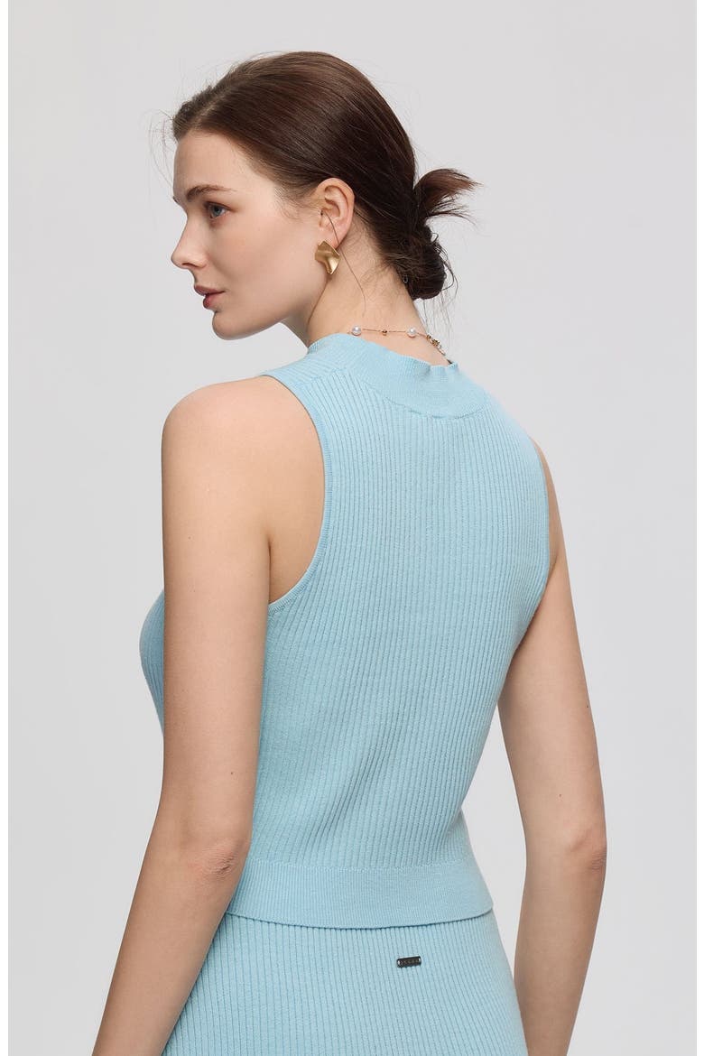 Sera Rib Knit Tank, Alternate, color, Blue