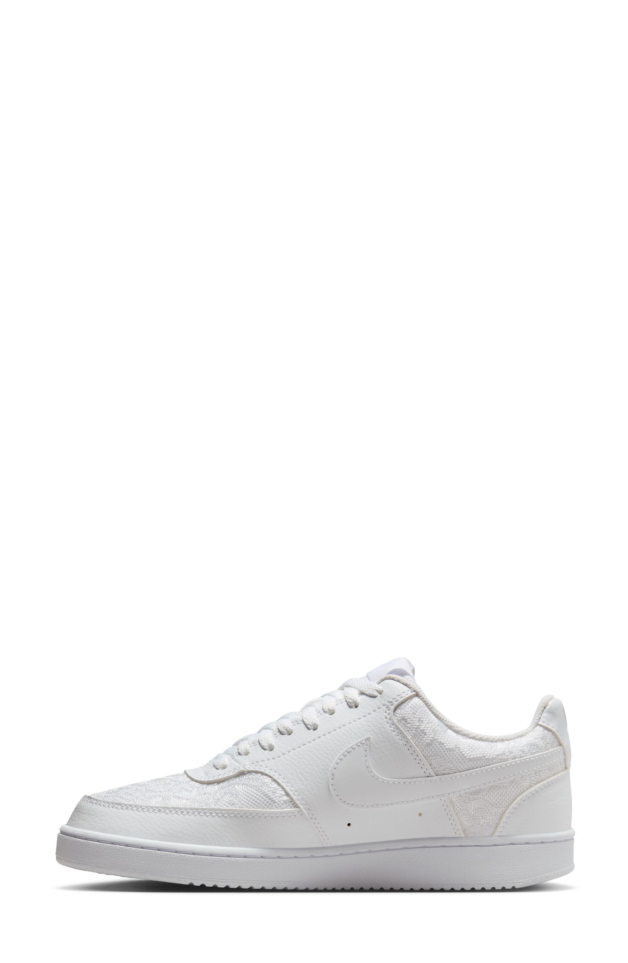 Nike Court Vision Low Sneaker, Alternate, color, White/ White-White