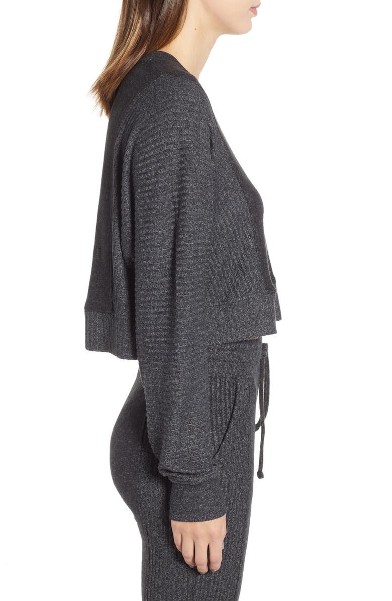 IVY PARK<sup>®</sup> Contrast Rib Crop Lounge Sweatshirt, Alternate, color, 