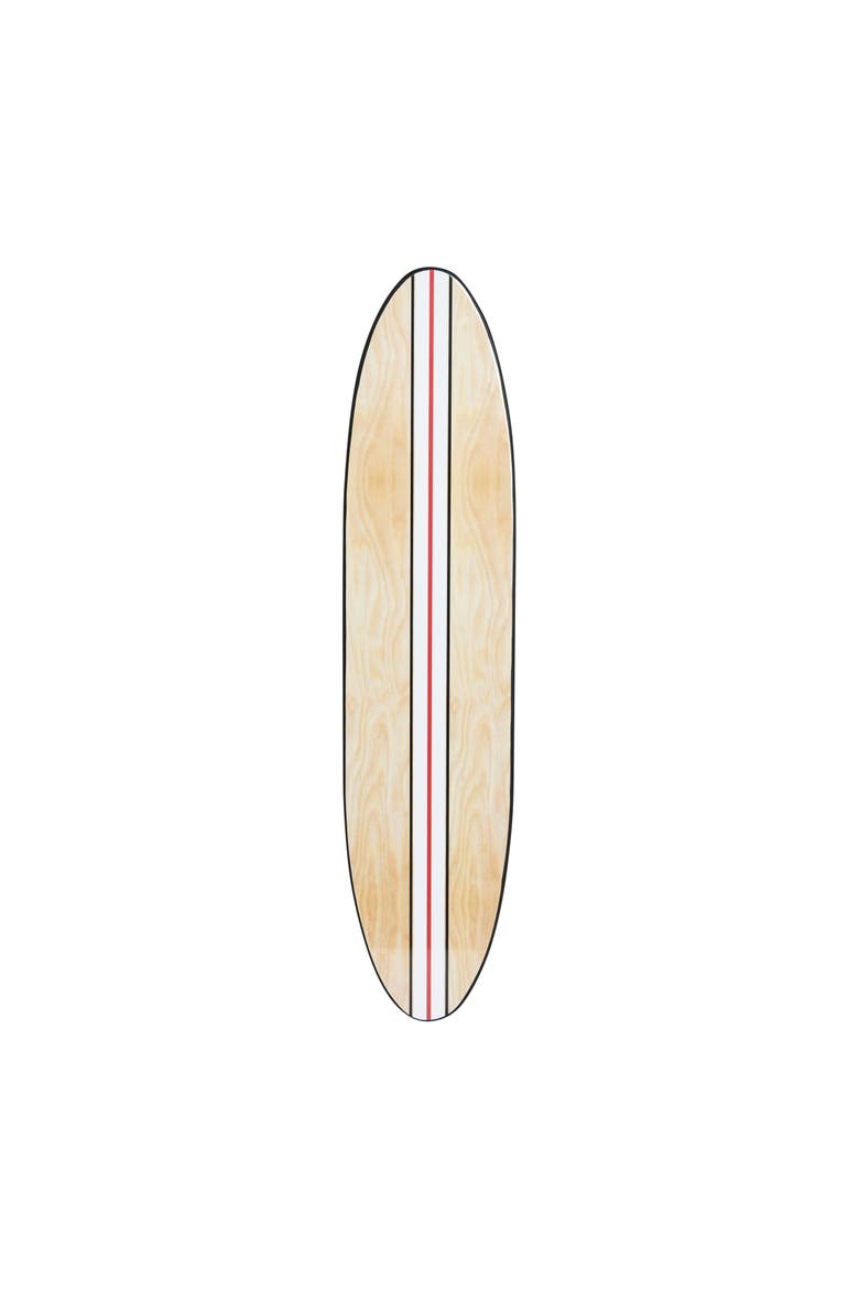 Surfboard Wall Décor, Main, color, White
