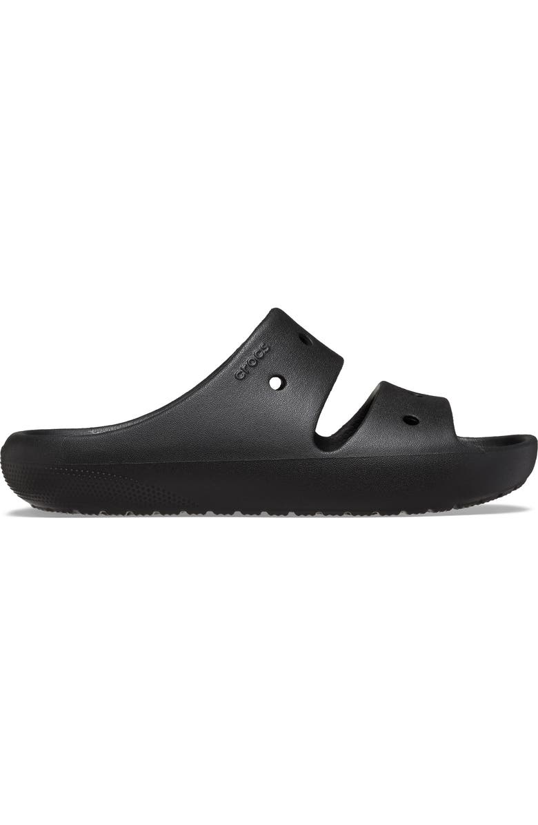 CROCS Kids' Double Strap Slide Sandal, Alternate, color, Black