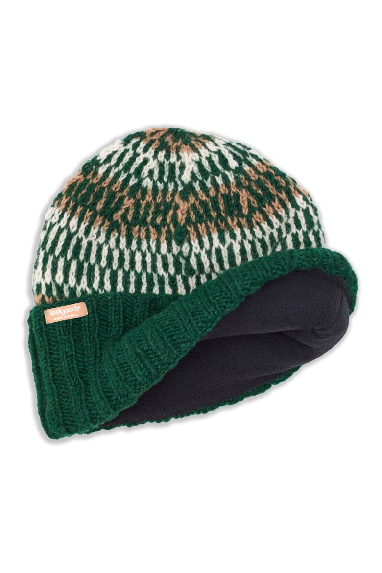 Women's Artisan Hand-Knit Adirondack Cap, Alternate, color, Parakeet