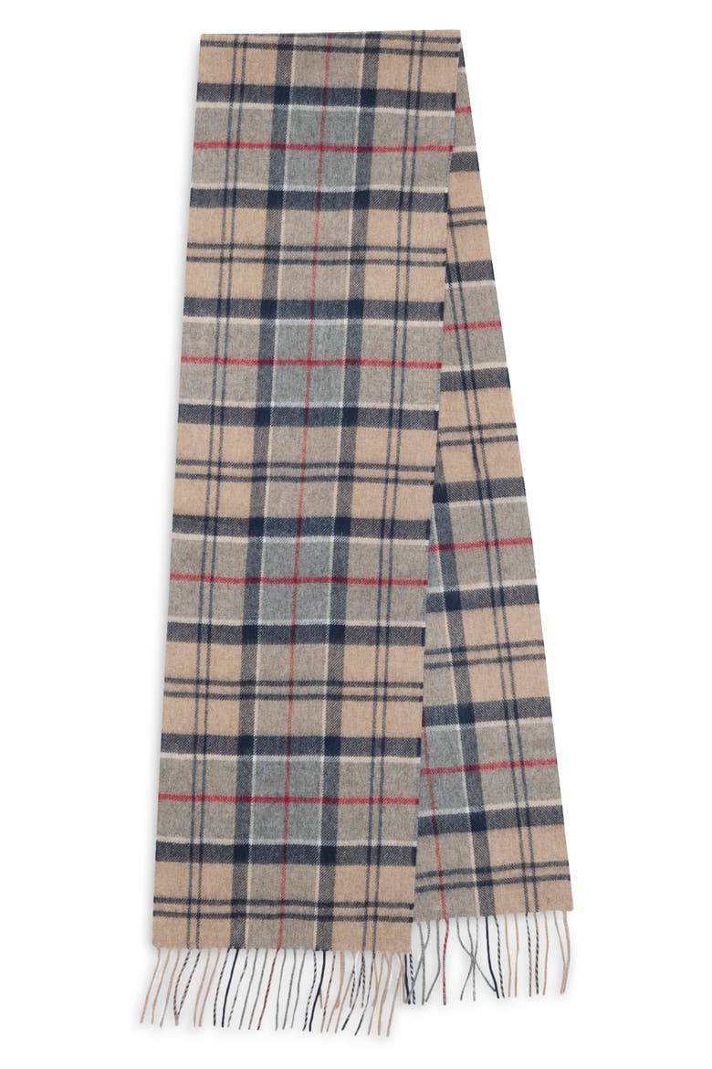 Tartan Wool & Cashmere Scarf, Alternate, color, DRESS TARTAN