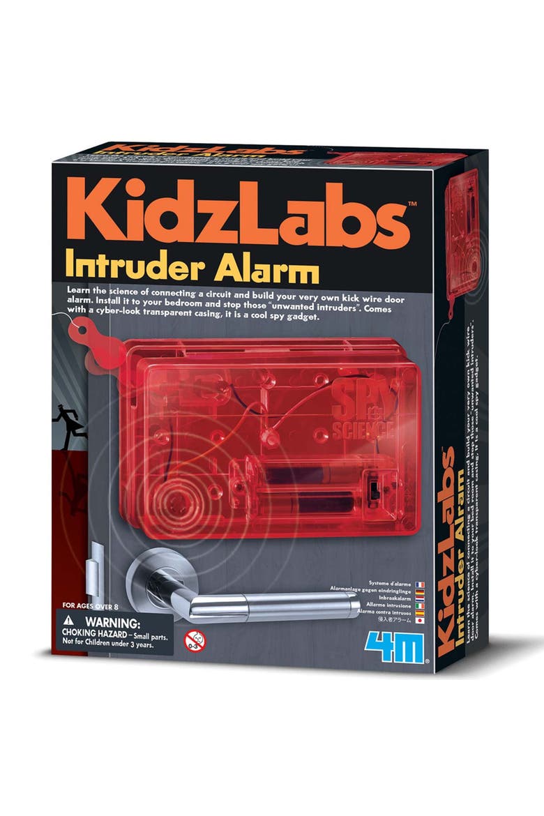 KidzLabs Intruder Alarm Security Spy Gadget Toy, Main, color, Multicolored