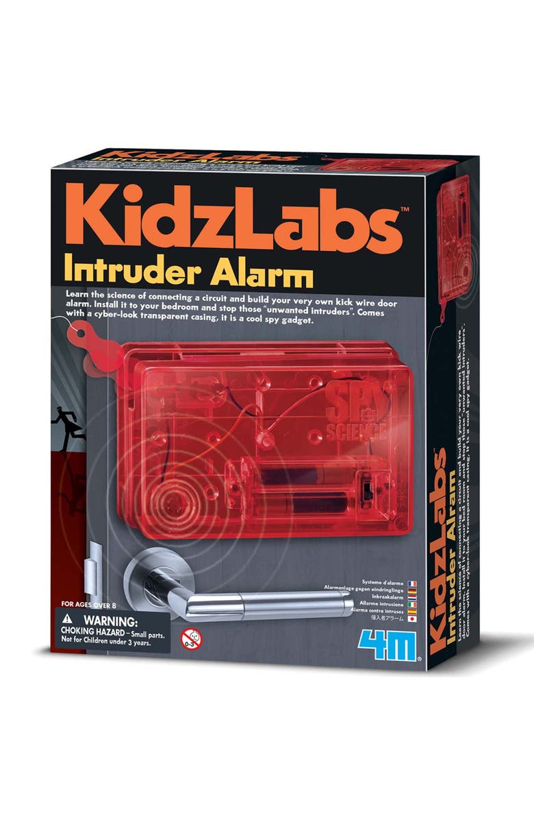4M KidzLabs Intruder Alarm Security Spy Gadget Toy, Main, color, Multicolored