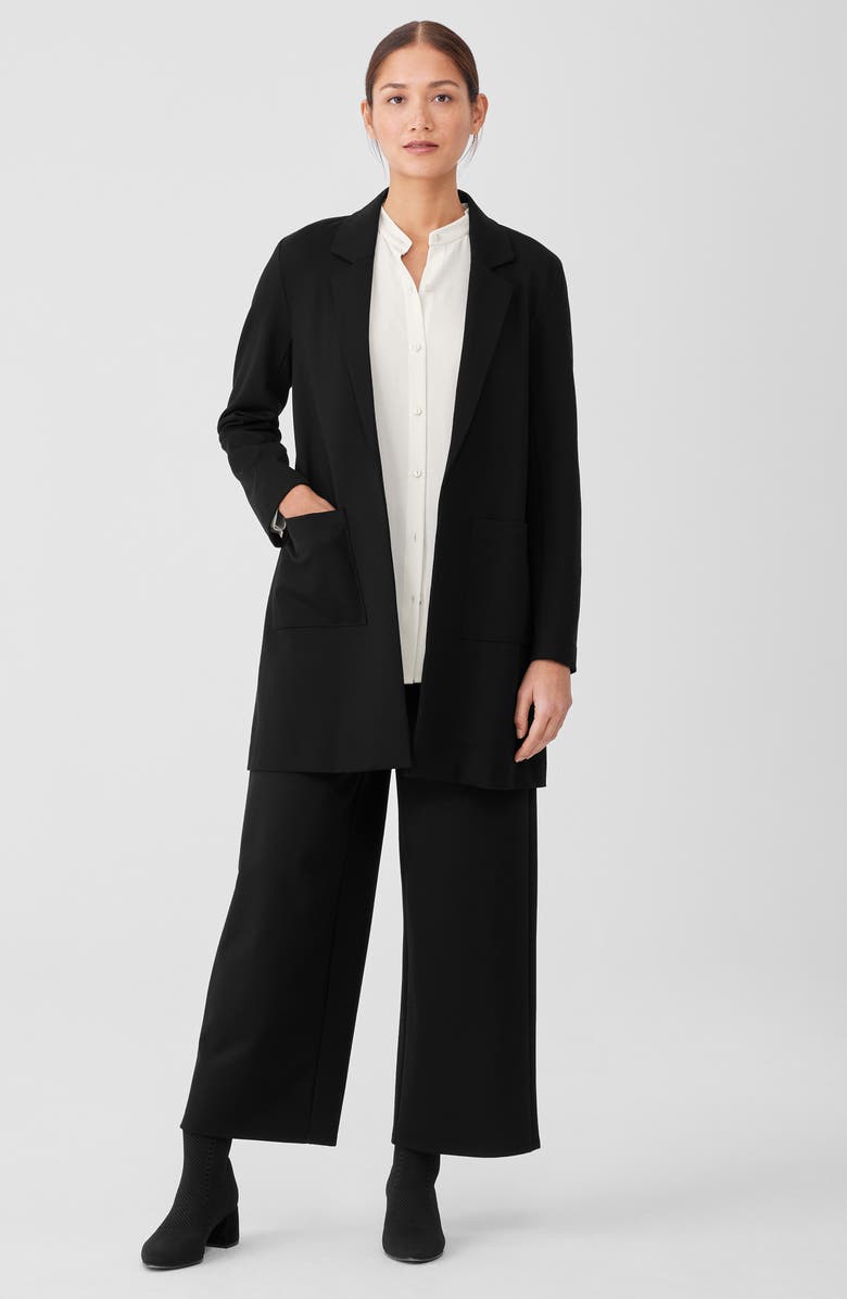 Eileen Fisher Open Front Longline Blazer, Alternate, color,