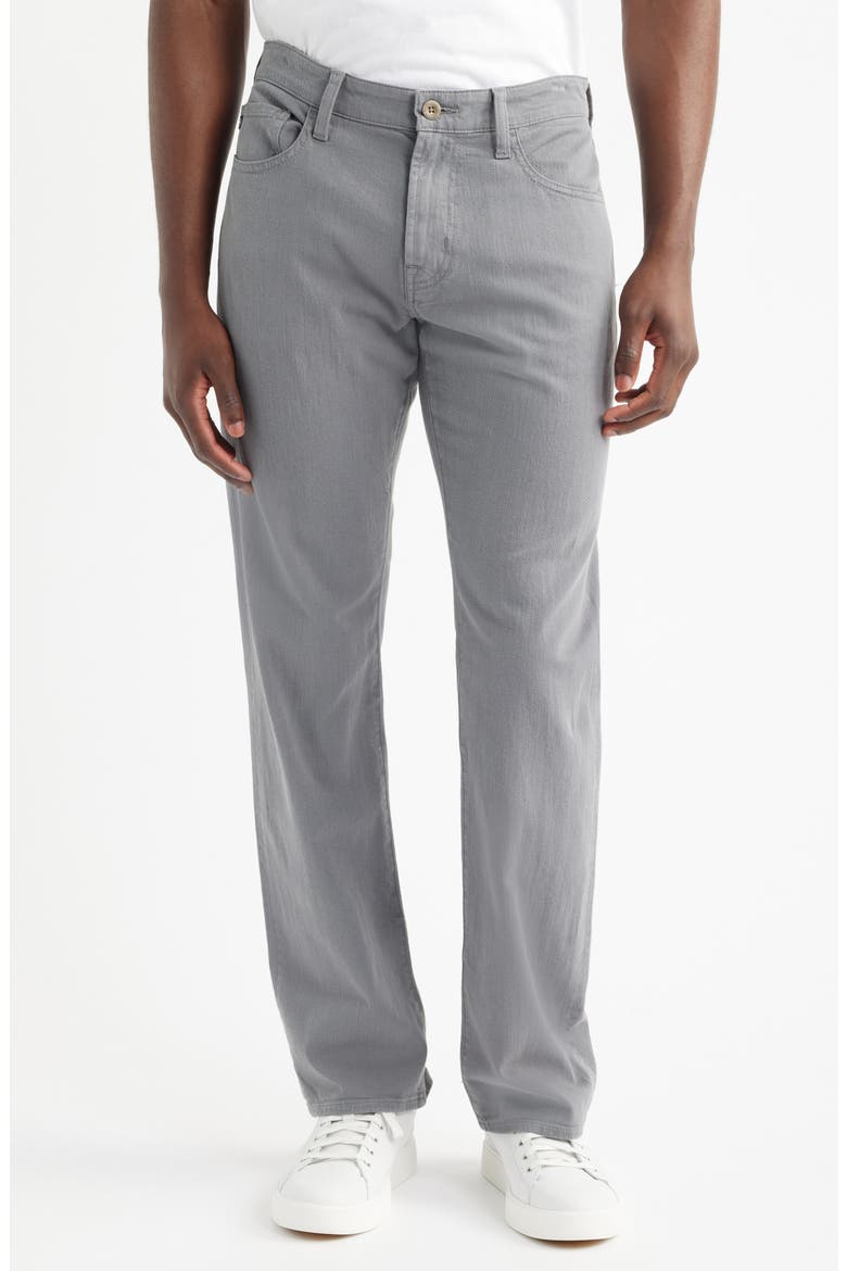 Protégé Classic Straight Leg Cotton & Linen Blend Pants, Main, color, DAWN ASH