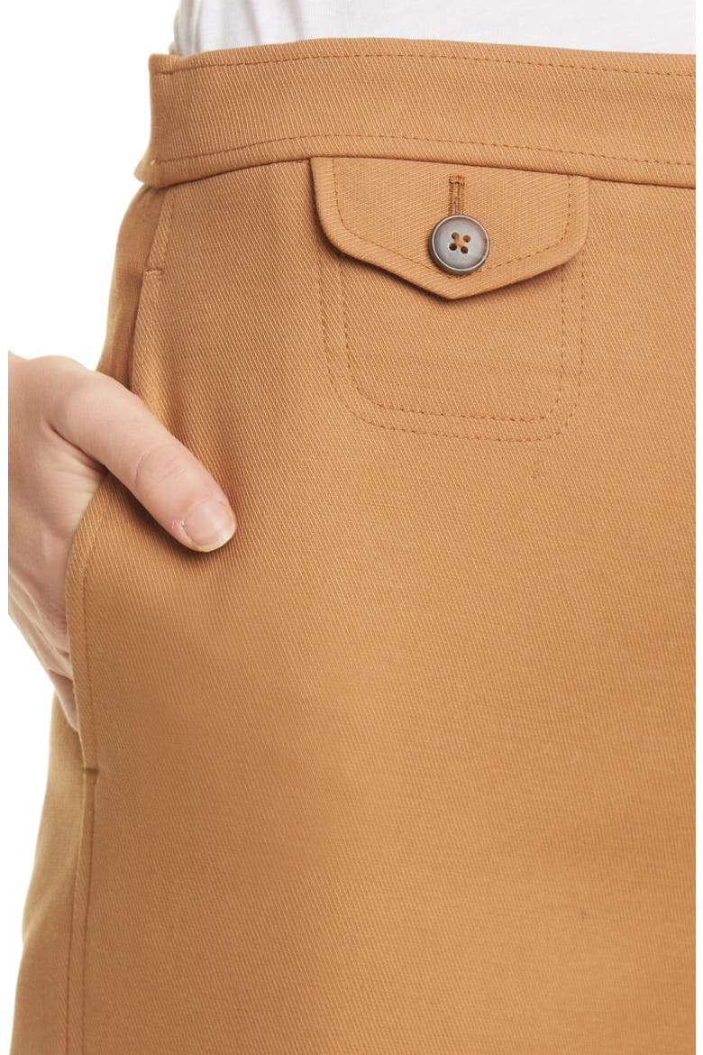 Cavalry Twill Cuffed Pants, Alternate, color, TOFFEE