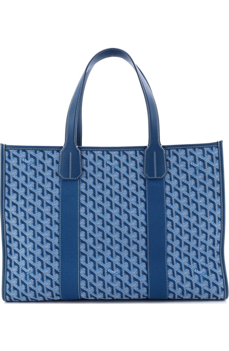Pre-Owned Goyard Villette Tote Coated Canvas MM, Main, color, Blue