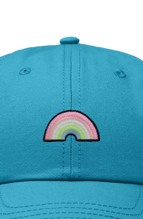 Dalix Rainbow Hat In Teal