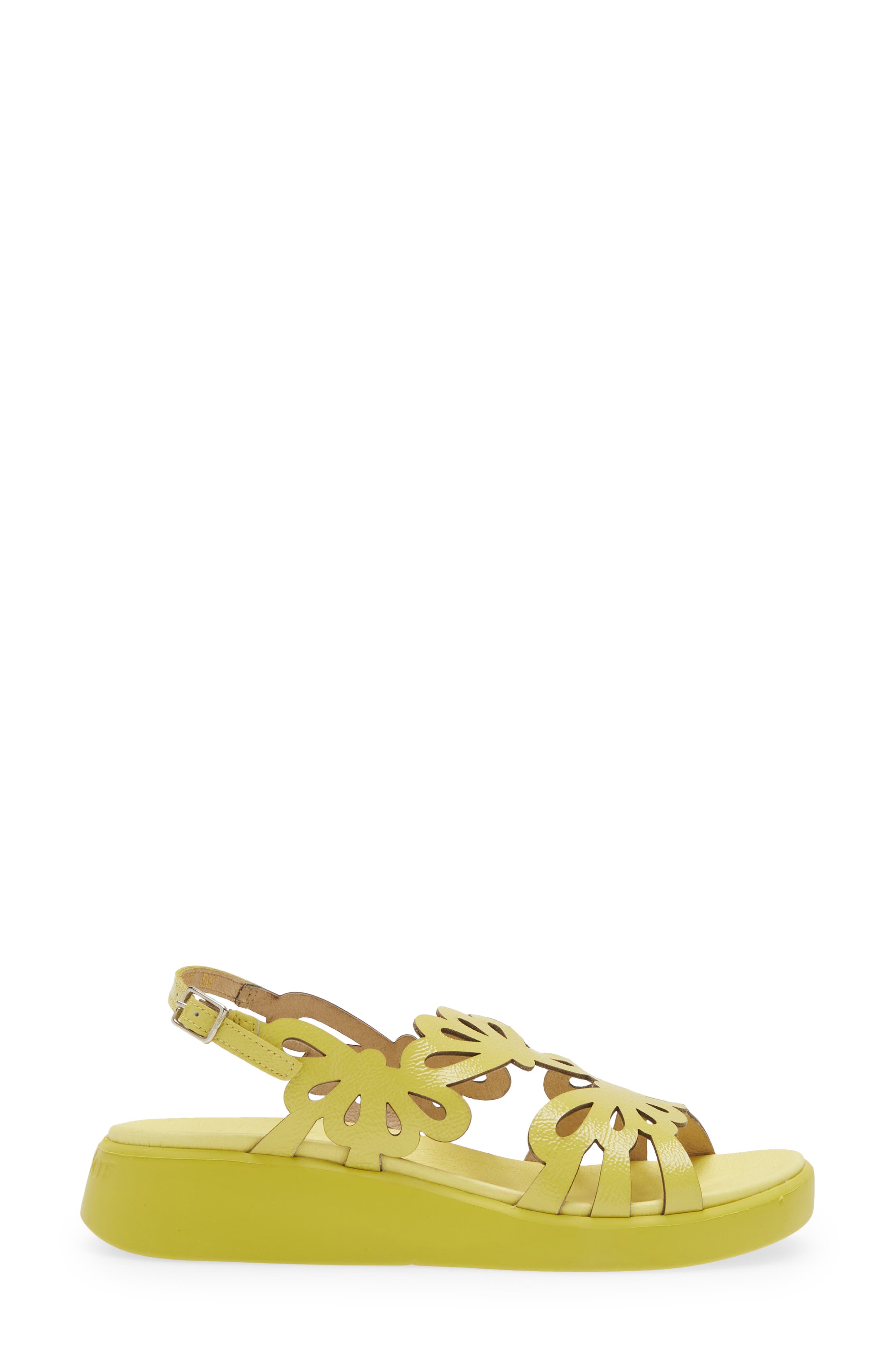 Wonders Platform Slingback Sandal, Alternate, color, Lack Lima