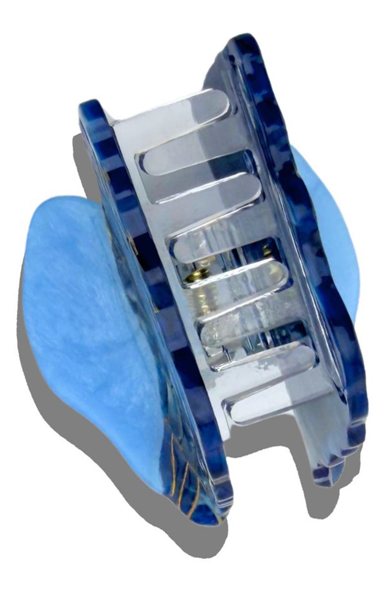 Solar Eclipse Tulip Conch Shell Hair Claw Clip, Alternate, color, Blue