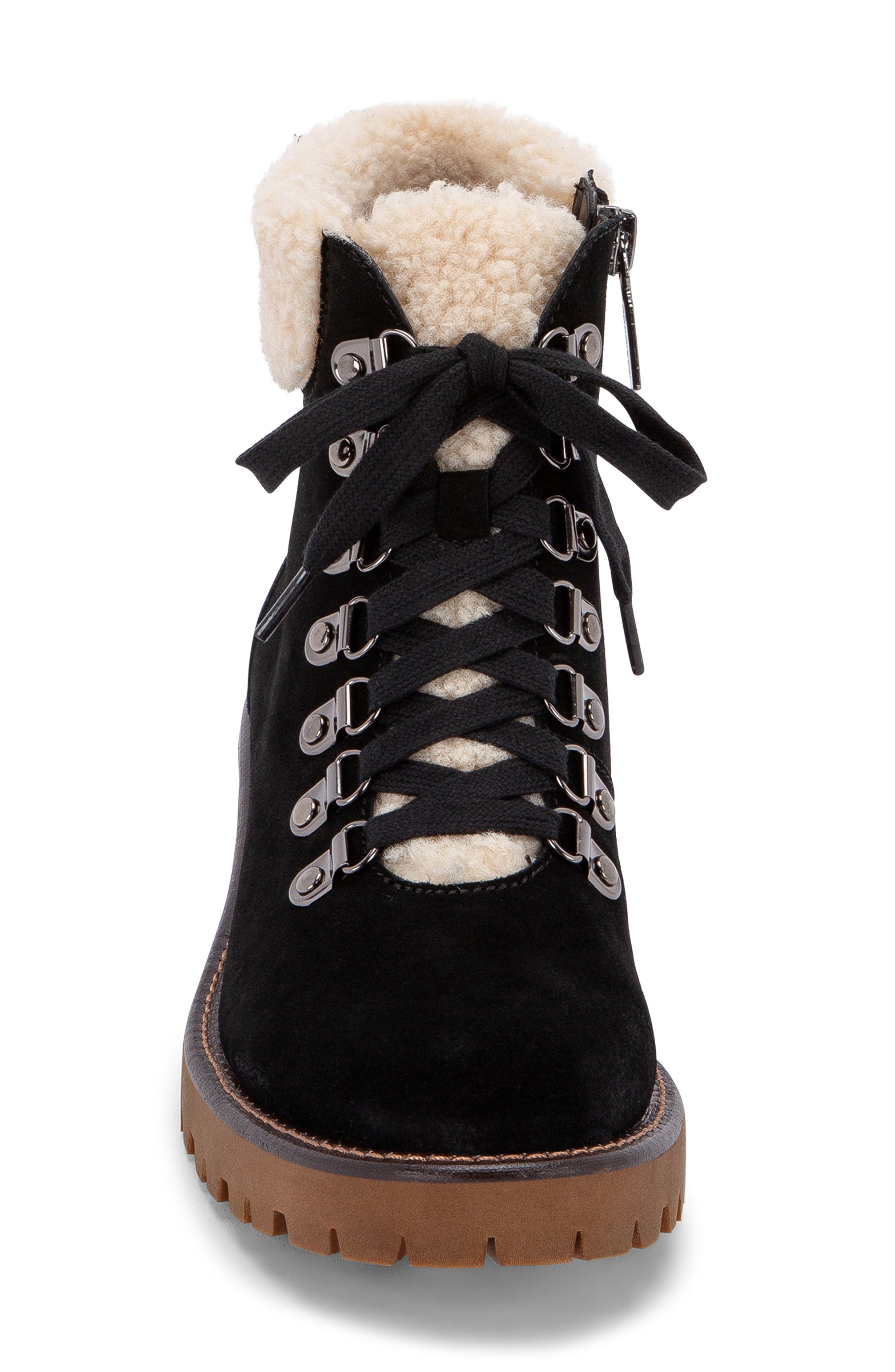 Blondo Melissa Faux Shearling Cuff Waterproof Boot, Alternate, color, 