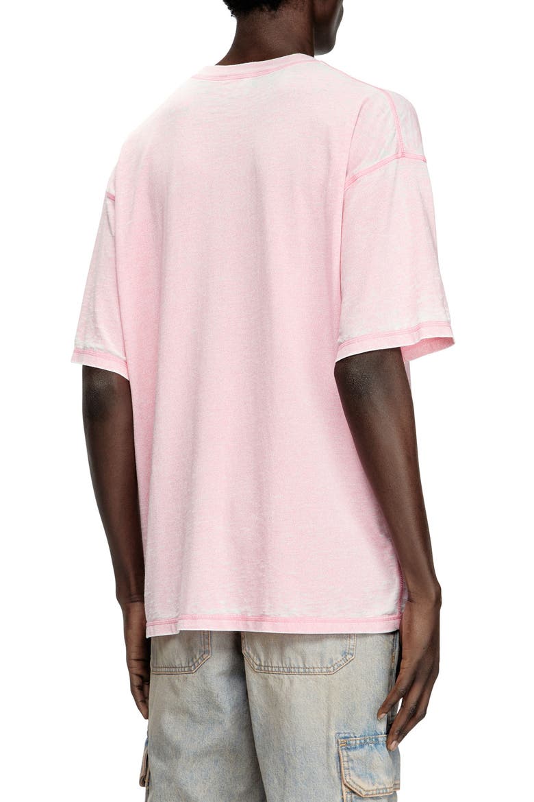 Relaxed Fit Cotton Blend T-Shirt, Alternate, color, PINK