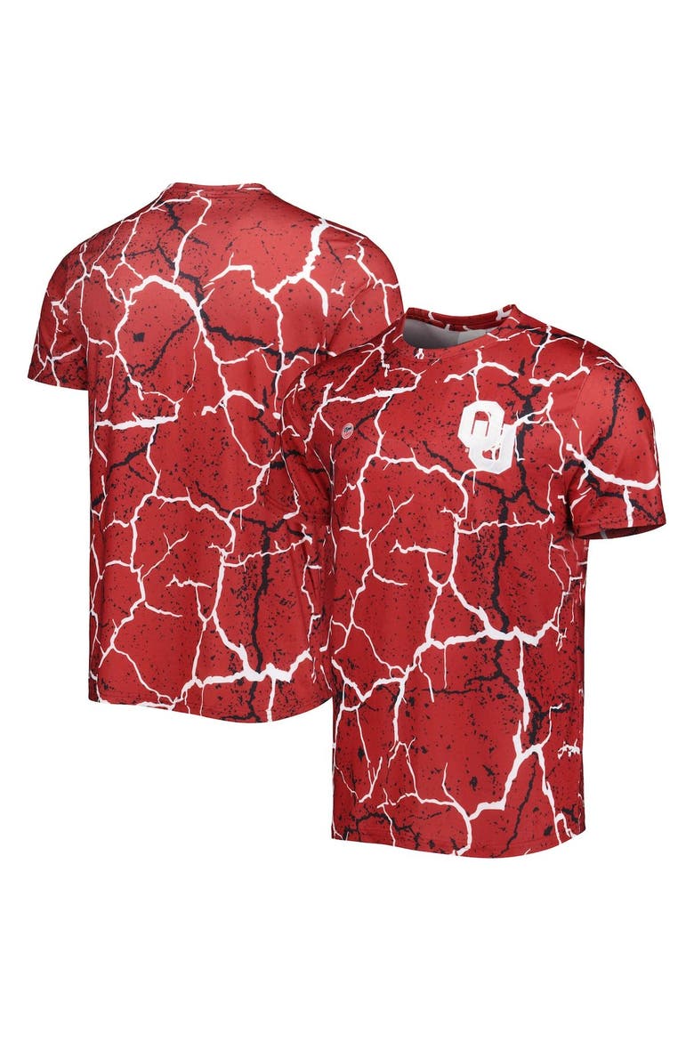 Men's Dyme Lyfe Crimson Oklahoma Sooners Storm T-Shirt, Main, color, Crimson