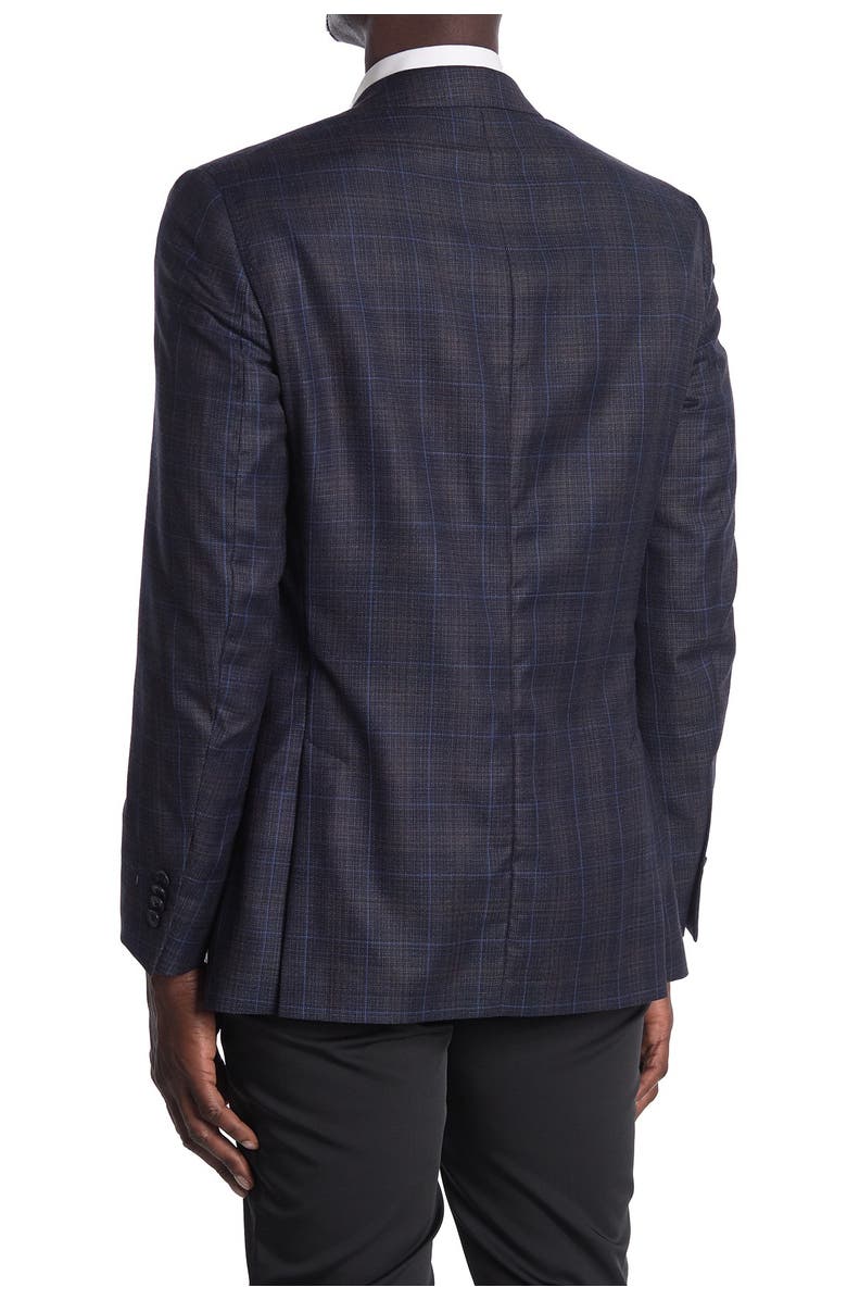 Peter Millar Hyperlight Plaid Two Button Notch Lapel Wool Suit Separate Sport Coat, Alternate, color, 