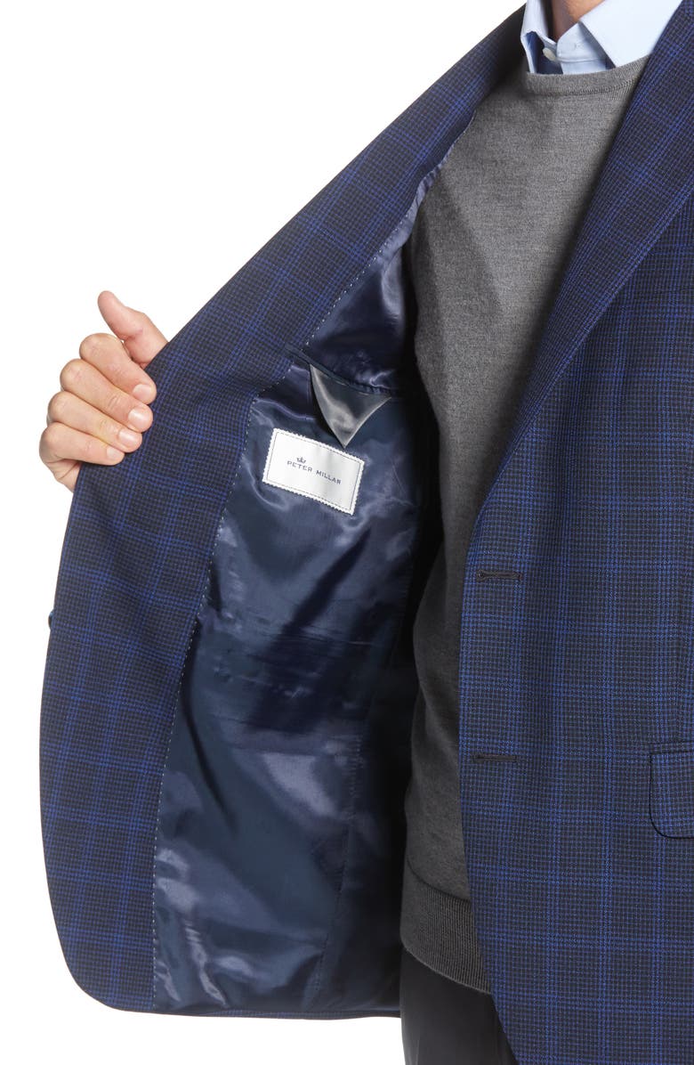 Peter Millar Flynn Classic Fit Windowpane Wool Sport Coat, Alternate, color, 
