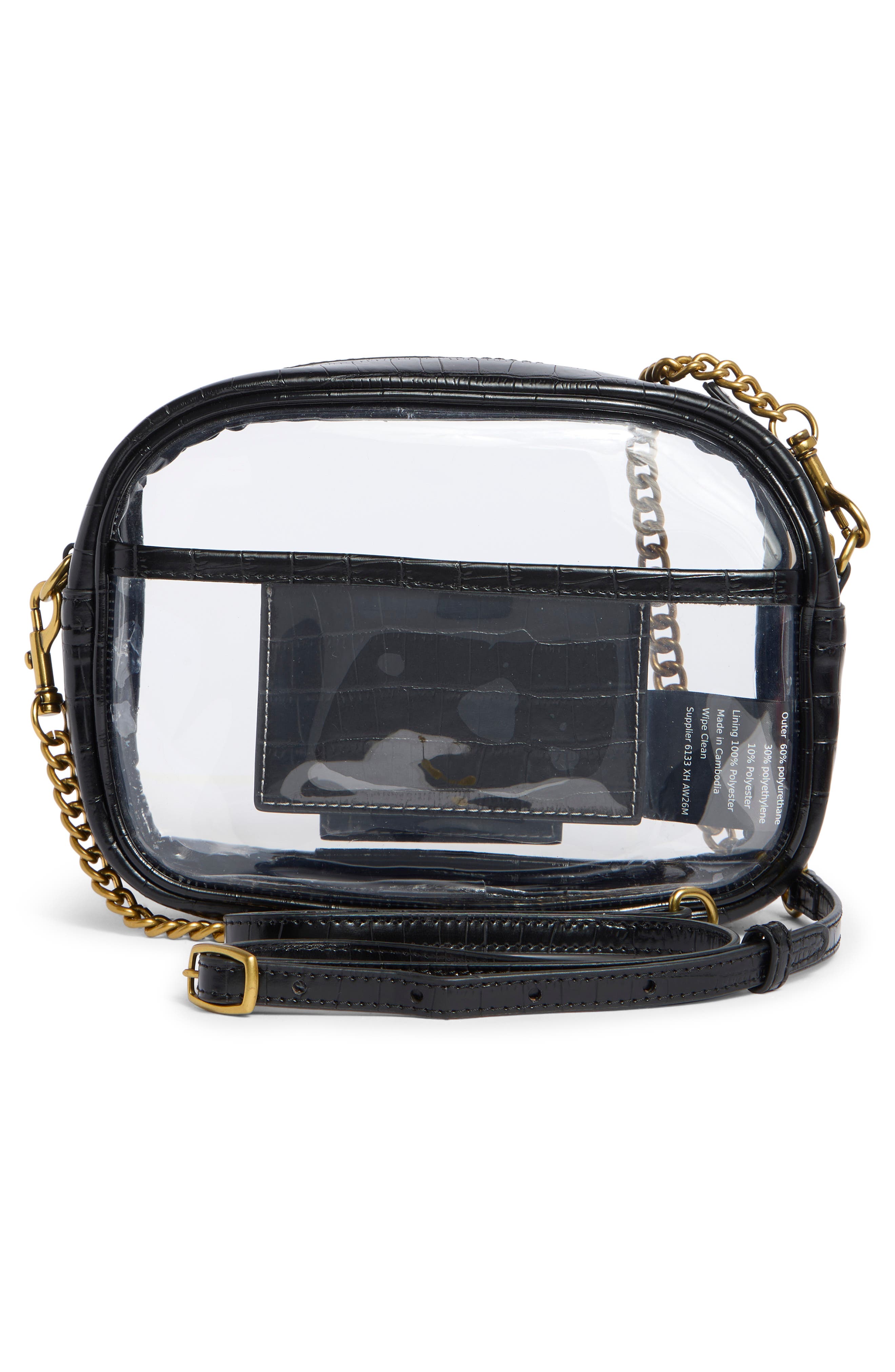 Chiswick Vinyl Camera Bag, Alternate, color, CHARCOAL