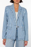VELVET HEART Beni Stripe Denim Blazer