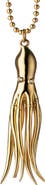 Monica Rich Kosann Intuition 18k Gold Diamond Octopus Pendant Necklace