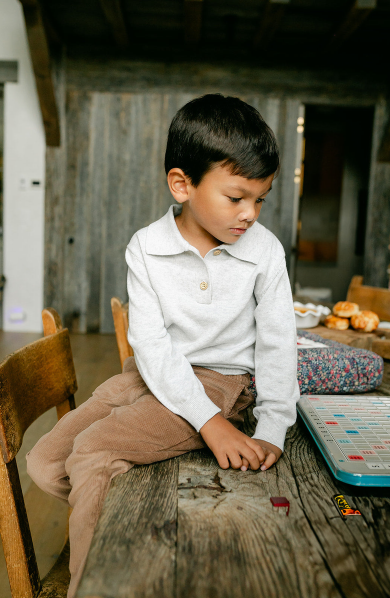 Little Paper Kids Bennett Pant, Alternate, color, Brown Corduroy