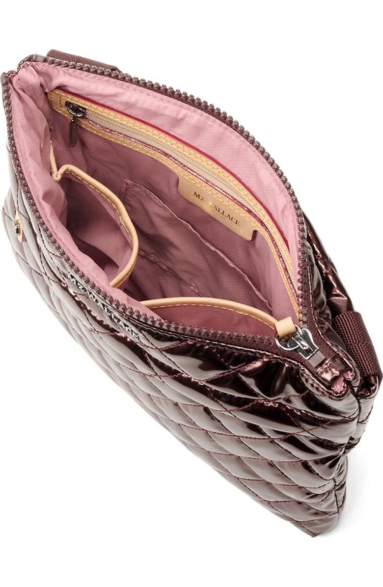 MZ Wallace Metro Flat Quilted Nylon Crossbody Bag, Alternate, color,