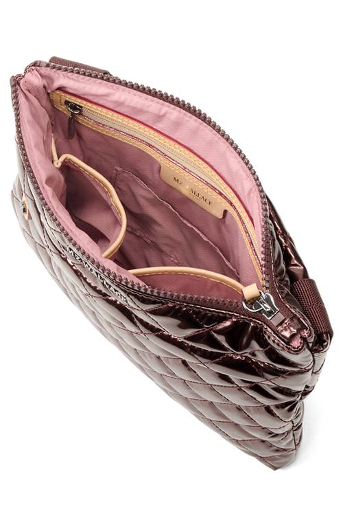 Mz Wallace Metro Flat Quilted Nylon Crossbody Bag