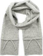 Kate Spade New York bow wool scarf