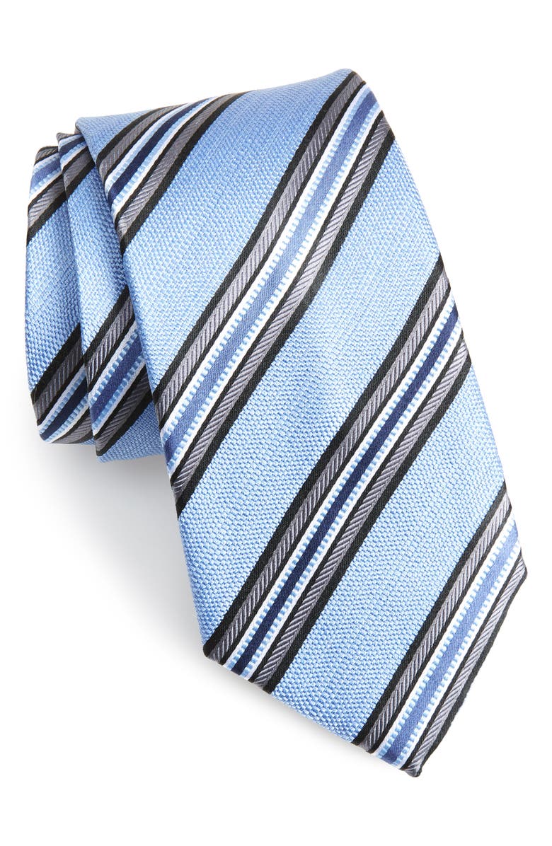 NORDSTROM MEN'S SHOP Stripe Silk Tie, Main, color,
