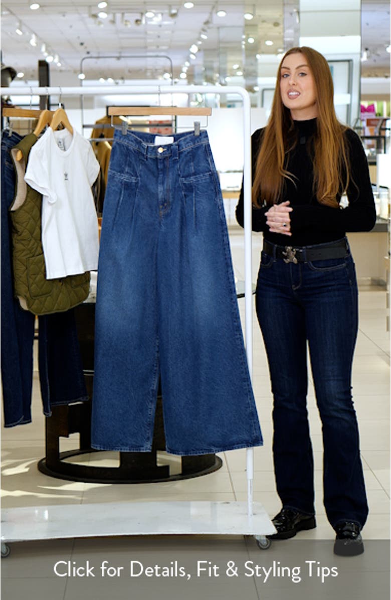 The Double Prep Sugar Cone Skimp Wide Leg Jeans, sales video thumbnail