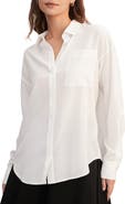 Lilysilk Drop Shoulders Oversize Silk Shirt