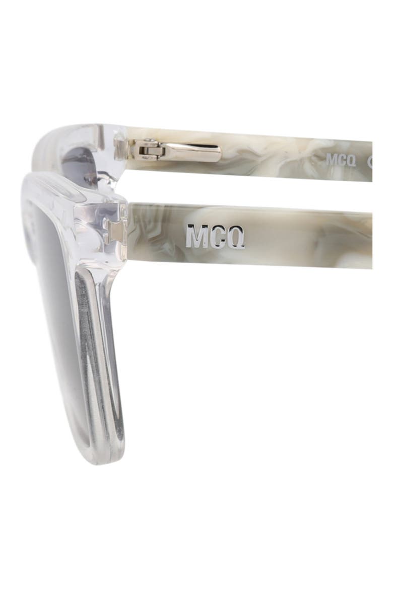51mm Core Rectangular Sunglasses, Alternate, color, CRYSTAL WHITE GREY