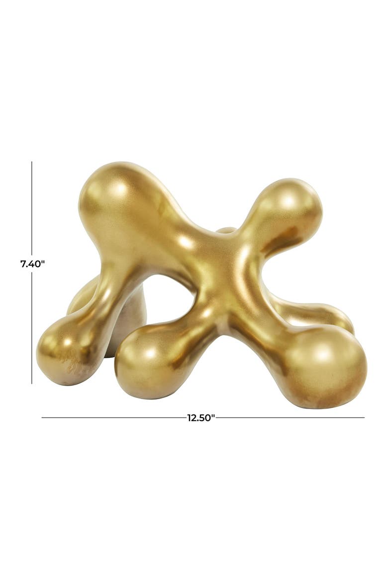 Contemporary Porcelain Statue, Alternate, color, GOLD