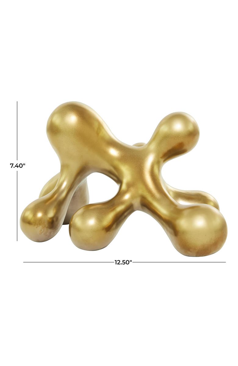 UMA Contemporary Porcelain Statue, Alternate, color, Gold