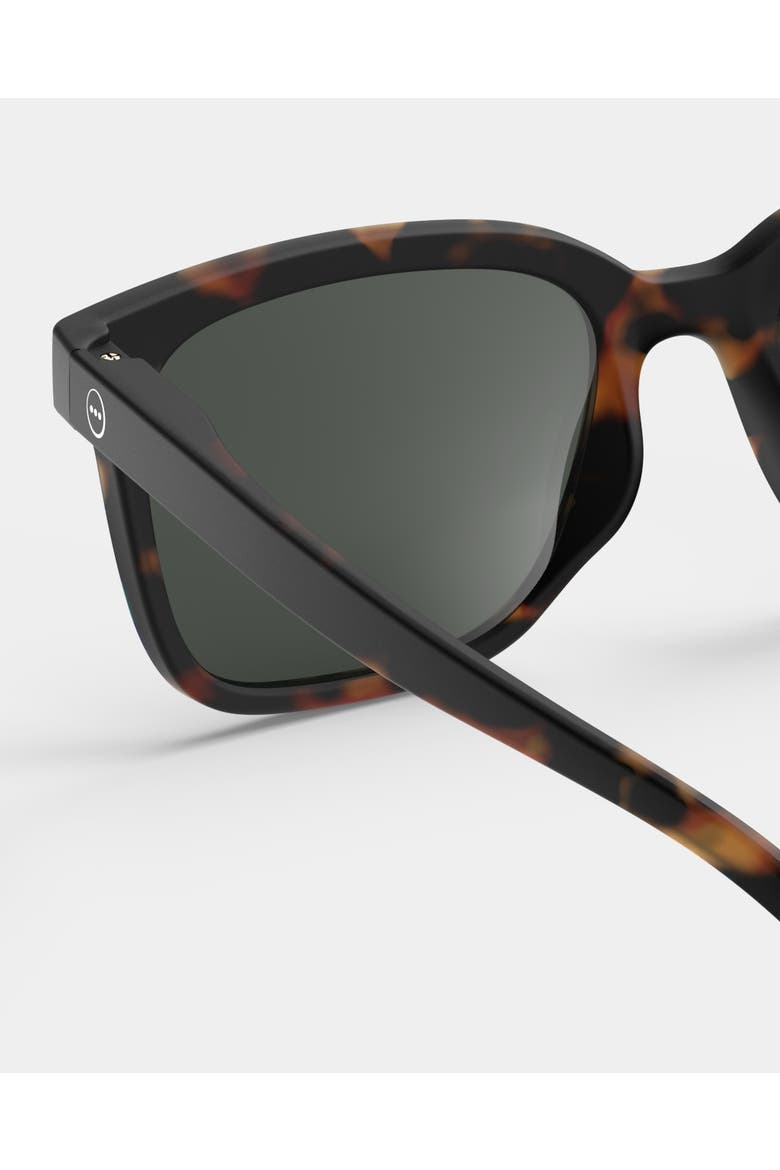 #L 54mm Rectangular Sunglasses, Alternate, color, Tortoise