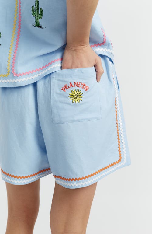 Chinti & Parker Linen-cotton Peanuts Vacation Shorts