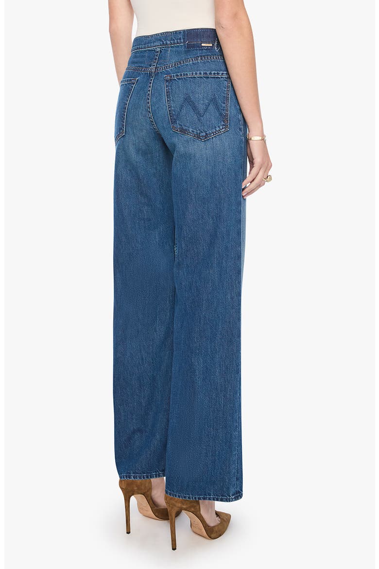 The Tab Rerun Zip Sneak High Waist Wide Leg Jeans, Alternate, color, BAD DATE