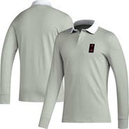 adidas Men's adidas 2023 Player Gray FC Dallas Travel Long Sleeve Polo