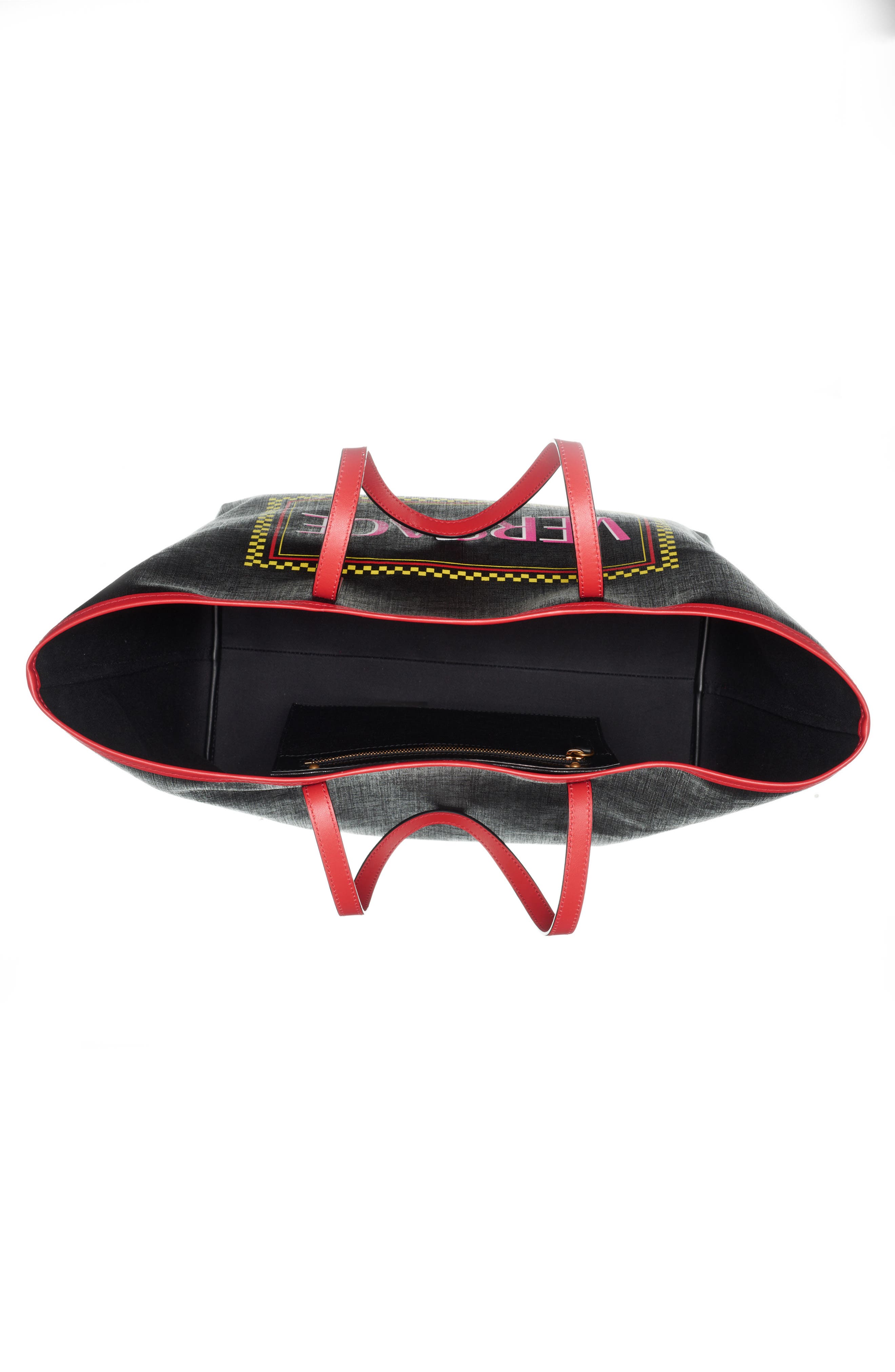 Versace 905 Vintage Logo Tote, Alternate, color, 