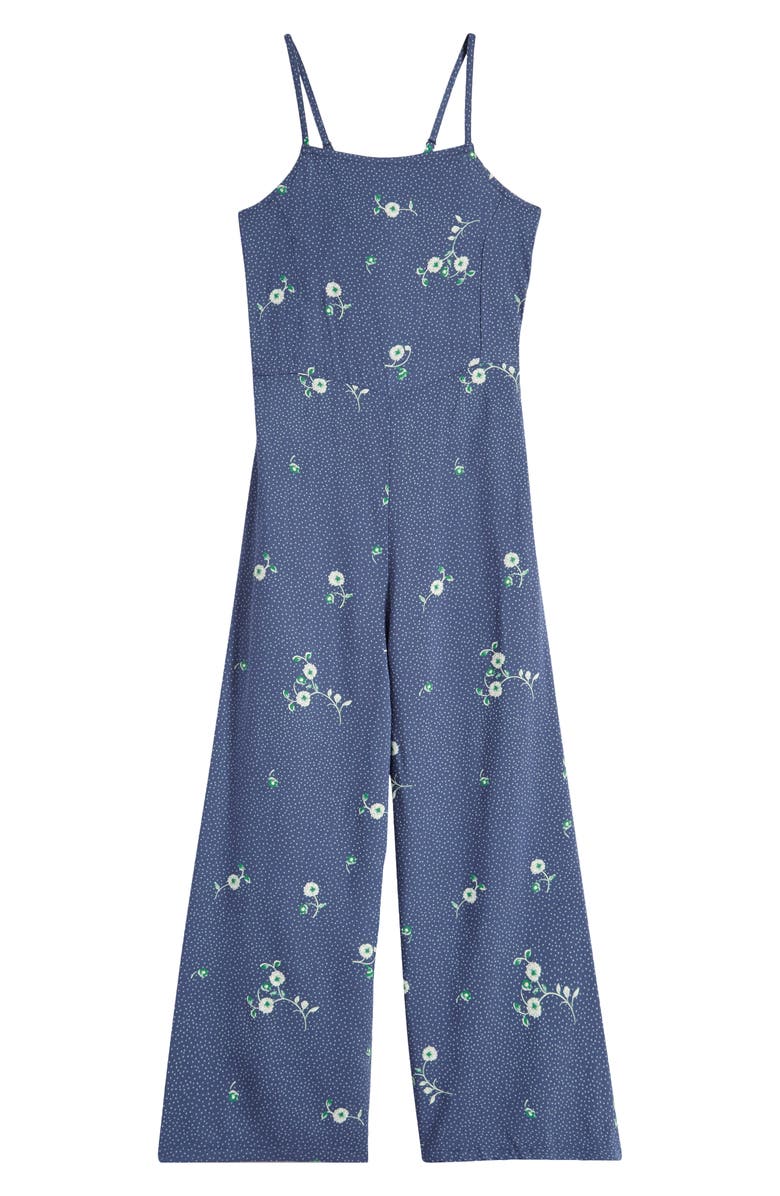 Nordstrom Kids' Floral Smocked Romper, Main, color, 